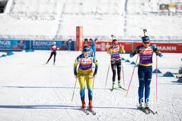 20.01.2021, Antholz, Italy (ITA): Mona Brorsson (SWE), Linn Persson (SWE), (l-r) -  IBU World Cup Biathlon, training, Antholz (ITA). www.nordicfocus.com. © Manzoni/NordicFocus. Every downloaded picture is fee-liable.