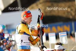07.03.2021, Nove Mesto, Czech Republic (CZE): Benedikt Doll (GER) - IBU World Cup Biathlon, pursuit men, Nove Mesto (CZE). www.nordicfocus.com. © Manzoni/NordicFocus. Every downloaded picture is fee-liable.