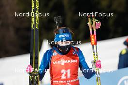 07.03.2021, Nove Mesto, Czech Republic (CZE): Linn Persson (SWE) - IBU World Cup Biathlon, pursuit women, Nove Mesto (CZE). www.nordicfocus.com. © Manzoni/NordicFocus. Every downloaded picture is fee-liable.