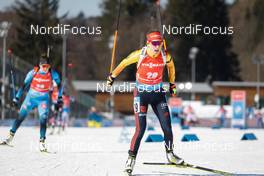 07.03.2021, Nove Mesto, Czech Republic (CZE): Janina Hettich (GER) - IBU World Cup Biathlon, pursuit women, Nove Mesto (CZE). www.nordicfocus.com. © Manzoni/NordicFocus. Every downloaded picture is fee-liable.