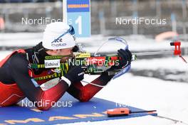 05.03.2021, Nove Mesto, Czech Republic (CZE): Sturla Holm Laegreid (NOR) - IBU World Cup Biathlon, relay men, Nove Mesto (CZE). www.nordicfocus.com. © Manzoni/NordicFocus. Every downloaded picture is fee-liable.