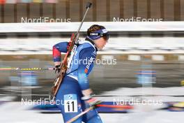 04.03.2021, Nove Mesto, Czech Republic (CZE): Lena Haecki (SUI) - IBU World Cup Biathlon, relay women, Nove Mesto (CZE). www.nordicfocus.com. © Manzoni/NordicFocus. Every downloaded picture is fee-liable.