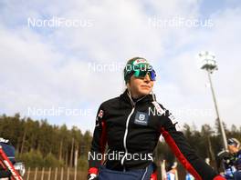 04.03.2021, Nove Mesto, Czech Republic (CZE): Lisa Theresa Hauser (AUT) - IBU World Cup Biathlon, relay women, Nove Mesto (CZE). www.nordicfocus.com. © Manzoni/NordicFocus. Every downloaded picture is fee-liable.