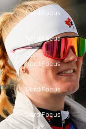 04.03.2021, Nove Mesto, Czech Republic (CZE): Emma Lunder (CAN) - IBU World Cup Biathlon, relay women, Nove Mesto (CZE). www.nordicfocus.com. © Manzoni/NordicFocus. Every downloaded picture is fee-liable.