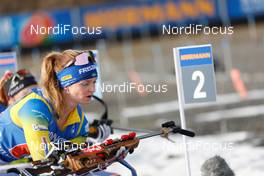 04.03.2021, Nove Mesto, Czech Republic (CZE): Mona Brorsson (SWE) - IBU World Cup Biathlon, relay women, Nove Mesto (CZE). www.nordicfocus.com. © Manzoni/NordicFocus. Every downloaded picture is fee-liable.