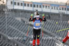 04.03.2021, Nove Mesto, Czech Republic (CZE): Megan Bankes (CAN) - IBU World Cup Biathlon, relay women, Nove Mesto (CZE). www.nordicfocus.com. © Manzoni/NordicFocus. Every downloaded picture is fee-liable.