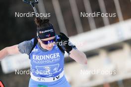 04.03.2021, Nove Mesto, Czech Republic (CZE): Julia Simon (FRA) - IBU World Cup Biathlon, relay women, Nove Mesto (CZE). www.nordicfocus.com. © Manzoni/NordicFocus. Every downloaded picture is fee-liable.