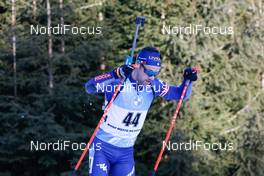 06.03.2021, Nove Mesto, Czech Republic (CZE): Thomas Bormolini (ITA) - IBU World Cup Biathlon, sprint men, Nove Mesto (CZE). www.nordicfocus.com. © Manzoni/NordicFocus. Every downloaded picture is fee-liable.