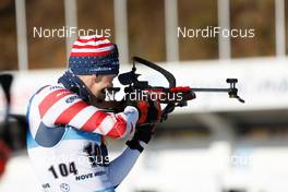 06.03.2021, Nove Mesto, Czech Republic (CZE): Leif Nordgren (USA) - IBU World Cup Biathlon, sprint men, Nove Mesto (CZE). www.nordicfocus.com. © Manzoni/NordicFocus. Every downloaded picture is fee-liable.