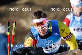 06.03.2021, Nove Mesto, Czech Republic (CZE): Florent Claude (BEL) - IBU World Cup Biathlon, sprint men, Nove Mesto (CZE). www.nordicfocus.com. © Manzoni/NordicFocus. Every downloaded picture is fee-liable.
