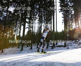 06.03.2021, Nove Mesto, Czech Republic (CZE): Felix Leitner (AUT) - IBU World Cup Biathlon, sprint men, Nove Mesto (CZE). www.nordicfocus.com. © Manzoni/NordicFocus. Every downloaded picture is fee-liable.