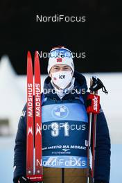 06.03.2021, Nove Mesto, Czech Republic (CZE): Sturla Holm Laegreid (NOR) - IBU World Cup Biathlon, sprint men, Nove Mesto (CZE). www.nordicfocus.com. © Manzoni/NordicFocus. Every downloaded picture is fee-liable.