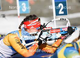 06.03.2021, Nove Mesto, Czech Republic (CZE): Vanessa Hinz (GER) - IBU World Cup Biathlon, sprint women, Nove Mesto (CZE). www.nordicfocus.com. © Manzoni/NordicFocus. Every downloaded picture is fee-liable.