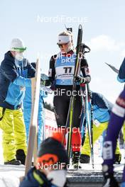 06.03.2021, Nove Mesto, Czech Republic (CZE): Sarah Beaudry (CAN) - IBU World Cup Biathlon, sprint women, Nove Mesto (CZE). www.nordicfocus.com. © Manzoni/NordicFocus. Every downloaded picture is fee-liable.