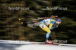 06.03.2021, Nove Mesto, Czech Republic (CZE): Mona Brorsson (SWE) - IBU World Cup Biathlon, sprint women, Nove Mesto (CZE). www.nordicfocus.com. © Manzoni/NordicFocus. Every downloaded picture is fee-liable.