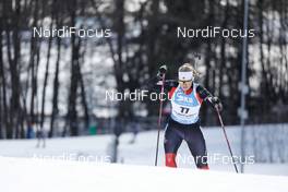 06.03.2021, Nove Mesto, Czech Republic (CZE): Sarah Beaudry (CAN) - IBU World Cup Biathlon, sprint women, Nove Mesto (CZE). www.nordicfocus.com. © Manzoni/NordicFocus. Every downloaded picture is fee-liable.