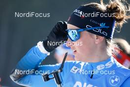 06.03.2021, Nove Mesto, Czech Republic (CZE): Julia Simon (FRA) - IBU World Cup Biathlon, sprint women, Nove Mesto (CZE). www.nordicfocus.com. © Manzoni/NordicFocus. Every downloaded picture is fee-liable.