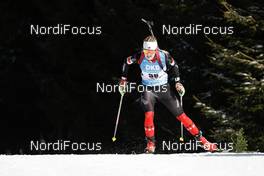 06.03.2021, Nove Mesto, Czech Republic (CZE): Emma Lunder (CAN) - IBU World Cup Biathlon, sprint women, Nove Mesto (CZE). www.nordicfocus.com. © Manzoni/NordicFocus. Every downloaded picture is fee-liable.