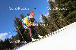 06.03.2021, Nove Mesto, Czech Republic (CZE): Denise Herrmann (GER) - IBU World Cup Biathlon, sprint women, Nove Mesto (CZE). www.nordicfocus.com. © Manzoni/NordicFocus. Every downloaded picture is fee-liable.