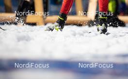 03.03.2021, Nove Mesto, Czech Republic (CZE): Event Feature: undefined athlete competes in the deep snow - IBU World Cup Biathlon, training, Nove Mesto (CZE). www.nordicfocus.com. © Manzoni/NordicFocus. Every downloaded picture is fee-liable.