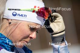 03.03.2021, Nove Mesto, Czech Republic (CZE): Mari Eder (FIN) - IBU World Cup Biathlon, training, Nove Mesto (CZE). www.nordicfocus.com. © Manzoni/NordicFocus. Every downloaded picture is fee-liable.