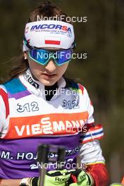 03.03.2021, Nove Mesto, Czech Republic (CZE): Monika Hojnisz (POL) - IBU World Cup Biathlon, training, Nove Mesto (CZE). www.nordicfocus.com. © Manzoni/NordicFocus. Every downloaded picture is fee-liable.
