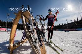 03.03.2021, Nove Mesto, Czech Republic (CZE): Franziska Preuss (GER) - IBU World Cup Biathlon, training, Nove Mesto (CZE). www.nordicfocus.com. © Manzoni/NordicFocus. Every downloaded picture is fee-liable.