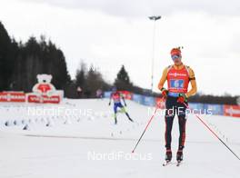 14.03.2021, Nove Mesto, Czech Republic (CZE): Benedikt Doll (GER) - IBU World Cup Biathlon, relay mixed, Nove Mesto (CZE). www.nordicfocus.com. © Manzoni/NordicFocus. Every downloaded picture is fee-liable.