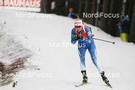 14.03.2021, Nove Mesto, Czech Republic (CZE): Mari Eder (FIN) - IBU World Cup Biathlon, relay mixed, Nove Mesto (CZE). www.nordicfocus.com. © Manzoni/NordicFocus. Every downloaded picture is fee-liable.
