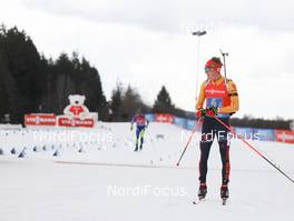 14.03.2021, Nove Mesto, Czech Republic (CZE): Benedikt Doll (GER) - IBU World Cup Biathlon, relay mixed, Nove Mesto (CZE). www.nordicfocus.com. © Manzoni/NordicFocus. Every downloaded picture is fee-liable.