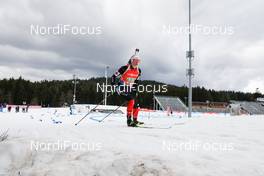 14.03.2021, Nove Mesto, Czech Republic (CZE): Sarah Beaudry (CAN) - IBU World Cup Biathlon, relay mixed, Nove Mesto (CZE). www.nordicfocus.com. © Manzoni/NordicFocus. Every downloaded picture is fee-liable.