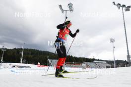 14.03.2021, Nove Mesto, Czech Republic (CZE): Sarah Beaudry (CAN) - IBU World Cup Biathlon, relay mixed, Nove Mesto (CZE). www.nordicfocus.com. © Manzoni/NordicFocus. Every downloaded picture is fee-liable.