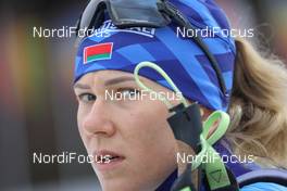 13.03.2021, Nove Mesto, Czech Republic (CZE): Hanna Sola (BLR) - IBU World Cup Biathlon, pursuit women, Nove Mesto (CZE). www.nordicfocus.com. © Manzoni/NordicFocus. Every downloaded picture is fee-liable.