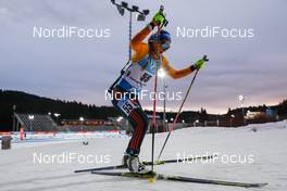 13.03.2021, Nove Mesto, Czech Republic (CZE): Anna Weidel (GER) - IBU World Cup Biathlon, pursuit women, Nove Mesto (CZE). www.nordicfocus.com. © Manzoni/NordicFocus. Every downloaded picture is fee-liable.