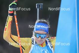 13.03.2021, Nove Mesto, Czech Republic (CZE): Franziska Preuss (GER) - IBU World Cup Biathlon, pursuit women, Nove Mesto (CZE). www.nordicfocus.com. © Manzoni/NordicFocus. Every downloaded picture is fee-liable.