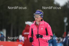 14.03.2021, Nove Mesto, Czech Republic (CZE): Elisa Gasparin (SUI) - IBU World Cup Biathlon, single mixed relay, Nove Mesto (CZE). www.nordicfocus.com. © Manzoni/NordicFocus. Every downloaded picture is fee-liable.