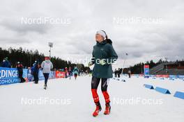 14.03.2021, Nove Mesto, Czech Republic (CZE): Emma Lunder (CAN) - IBU World Cup Biathlon, single mixed relay, Nove Mesto (CZE). www.nordicfocus.com. © Manzoni/NordicFocus. Every downloaded picture is fee-liable.
