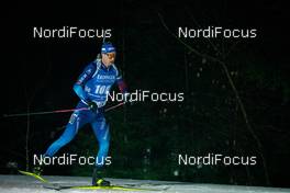11.03.2021, Nove Mesto, Czech Republic (CZE): Niklas Hartweg (SUI) - IBU World Cup Biathlon, sprint men, Nove Mesto (CZE). www.nordicfocus.com. © Manzoni/NordicFocus. Every downloaded picture is fee-liable.