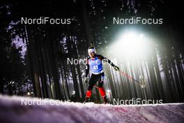 11.03.2021, Nove Mesto, Czech Republic (CZE): Christian Gow (CAN) - IBU World Cup Biathlon, sprint men, Nove Mesto (CZE). www.nordicfocus.com. © Manzoni/NordicFocus. Every downloaded picture is fee-liable.