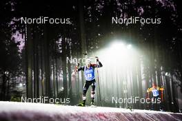 11.03.2021, Nove Mesto, Czech Republic (CZE): Felix Leitner (AUT) - IBU World Cup Biathlon, sprint men, Nove Mesto (CZE). www.nordicfocus.com. © Manzoni/NordicFocus. Every downloaded picture is fee-liable.