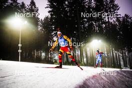 11.03.2021, Nove Mesto, Czech Republic (CZE): Florent Claude (BEL) - IBU World Cup Biathlon, sprint men, Nove Mesto (CZE). www.nordicfocus.com. © Manzoni/NordicFocus. Every downloaded picture is fee-liable.