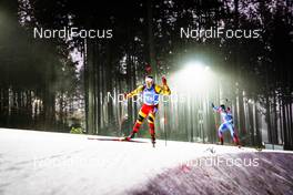 11.03.2021, Nove Mesto, Czech Republic (CZE): Florent Claude (BEL) - IBU World Cup Biathlon, sprint men, Nove Mesto (CZE). www.nordicfocus.com. © Manzoni/NordicFocus. Every downloaded picture is fee-liable.