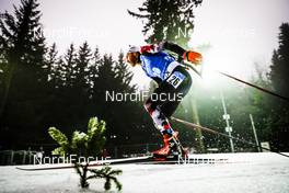 11.03.2021, Nove Mesto, Czech Republic (CZE): Simon Eder (AUT) - IBU World Cup Biathlon, sprint men, Nove Mesto (CZE). www.nordicfocus.com. © Manzoni/NordicFocus. Every downloaded picture is fee-liable.