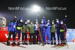 11.03.2021, Nove Mesto, Czech Republic (CZE):  Team Italy - IBU World Cup Biathlon, sprint men, Nove Mesto (CZE). www.nordicfocus.com. © Manzoni/NordicFocus. Every downloaded picture is fee-liable.