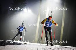 11.03.2021, Nove Mesto, Czech Republic (CZE): Benedikt Doll (GER) - IBU World Cup Biathlon, sprint men, Nove Mesto (CZE). www.nordicfocus.com. © Manzoni/NordicFocus. Every downloaded picture is fee-liable.