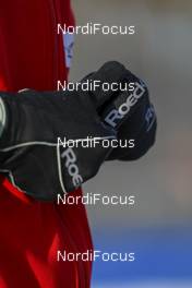 12.03.2021, Nove Mesto, Czech Republic (CZE): gloves Feature - IBU World Cup Biathlon, sprint women, Nove Mesto (CZE). www.nordicfocus.com. © Manzoni/NordicFocus. Every downloaded picture is fee-liable.