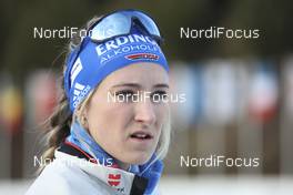 12.03.2021, Nove Mesto, Czech Republic (CZE): Anna Weidel (GER) - IBU World Cup Biathlon, sprint women, Nove Mesto (CZE). www.nordicfocus.com. © Manzoni/NordicFocus. Every downloaded picture is fee-liable.