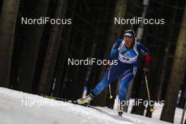 12.03.2021, Nove Mesto, Czech Republic (CZE): Lena Haecki (SUI) - IBU World Cup Biathlon, sprint women, Nove Mesto (CZE). www.nordicfocus.com. © Manzoni/NordicFocus. Every downloaded picture is fee-liable.