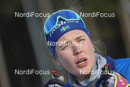 12.03.2021, Nove Mesto, Czech Republic (CZE): Elvira Oeberg (SWE) - IBU World Cup Biathlon, sprint women, Nove Mesto (CZE). www.nordicfocus.com. © Manzoni/NordicFocus. Every downloaded picture is fee-liable.