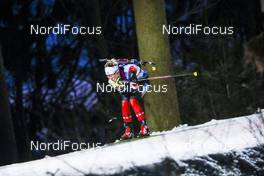 12.03.2021, Nove Mesto, Czech Republic (CZE): Emma Lunder (CAN) - IBU World Cup Biathlon, sprint women, Nove Mesto (CZE). www.nordicfocus.com. © Manzoni/NordicFocus. Every downloaded picture is fee-liable.